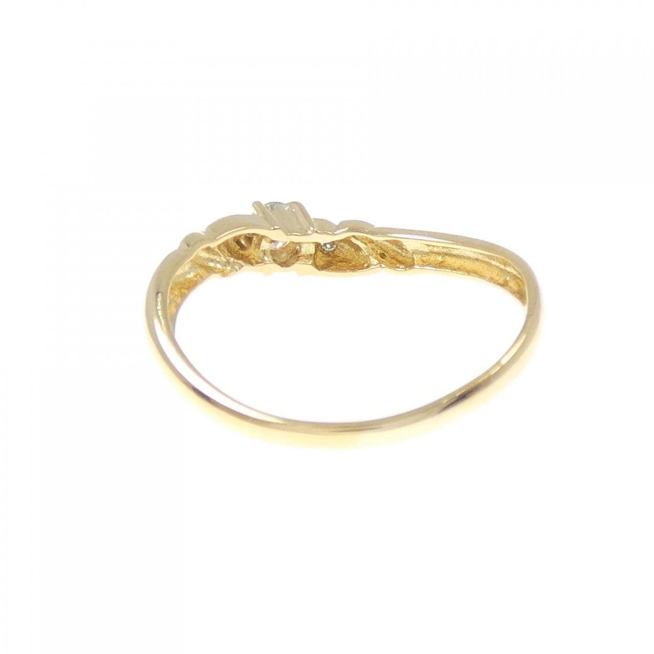 K18YG ダイヤモンド リング 0.10CT