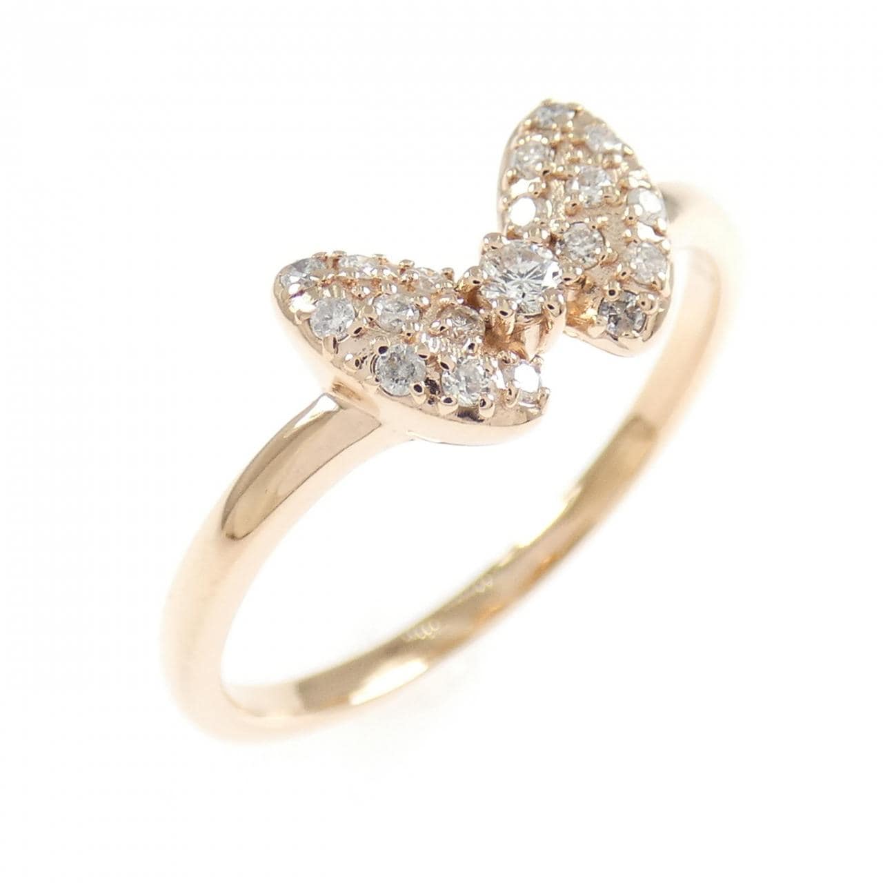 K10PG ダイヤモンド リング 0.10CT