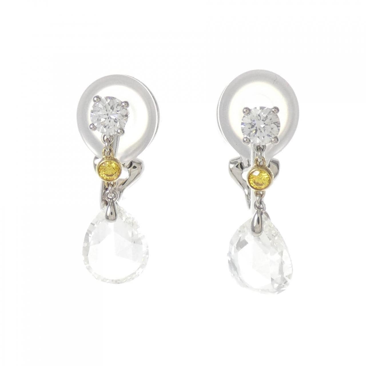 Gimel Diamond Earrings 0.056CT