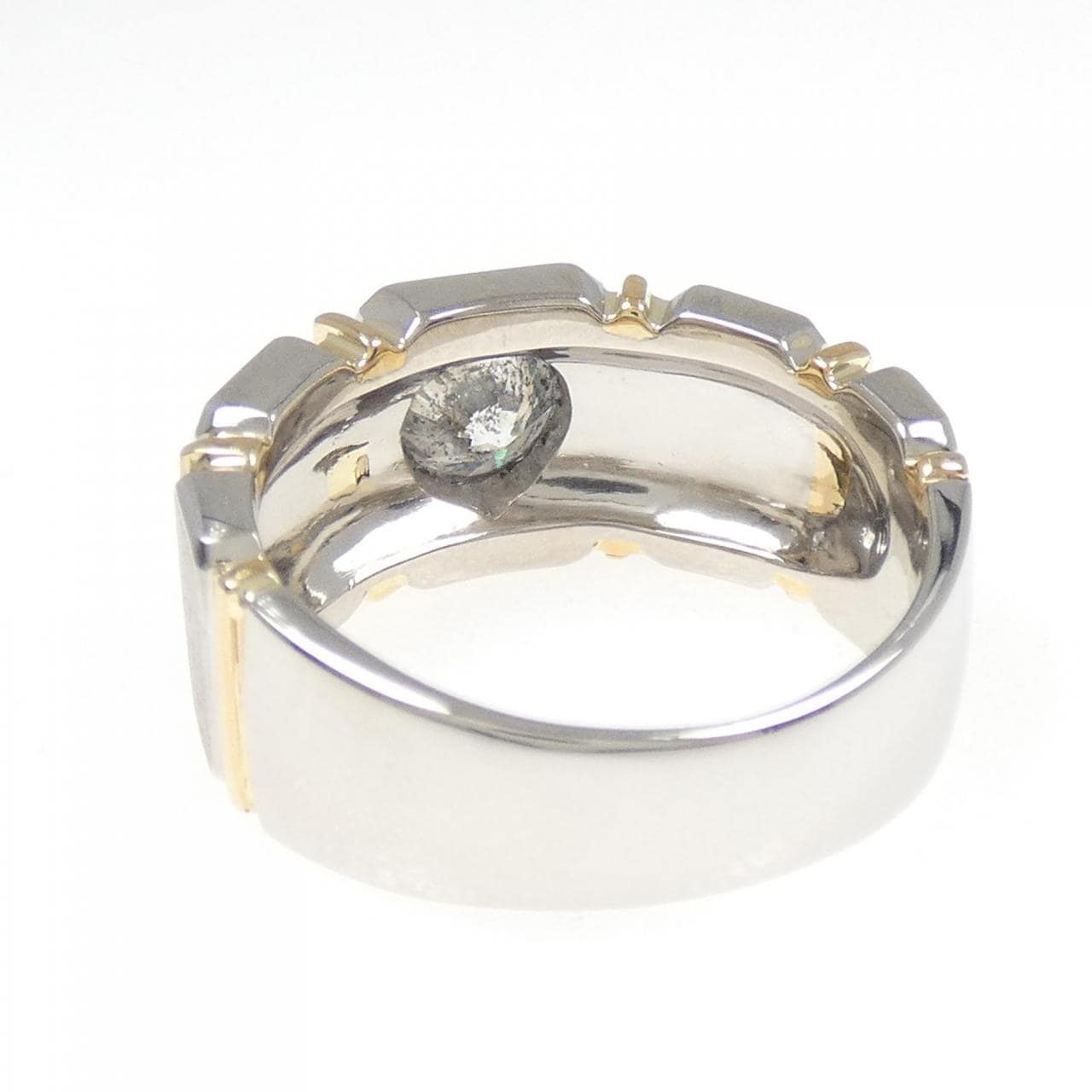 PT900/K18YG ダイヤモンド リング 1.132CT
