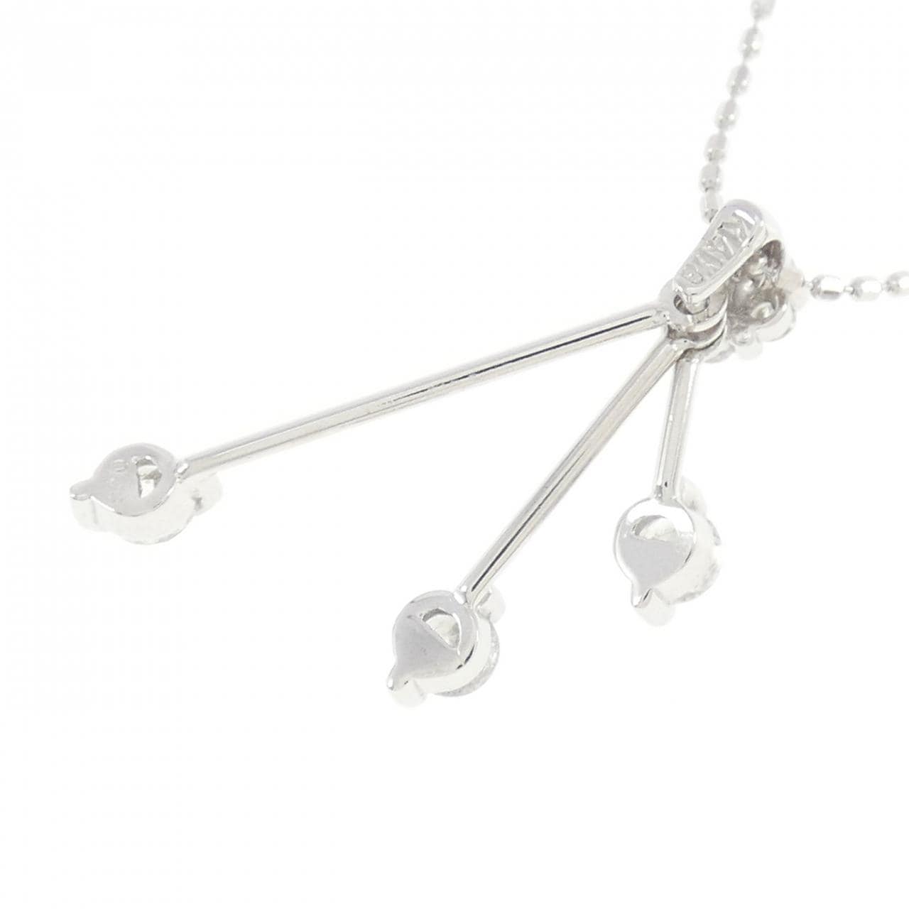 K14WG ダイヤモンド ネックレス 0.33CT