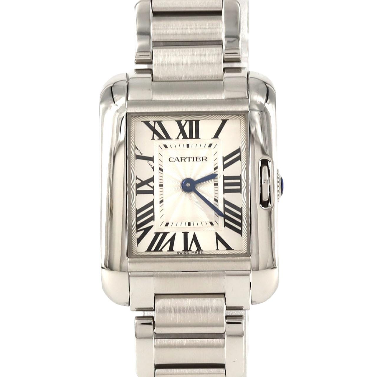 カルティエ タンクアングレーズSM W5310022 SS クォーツ