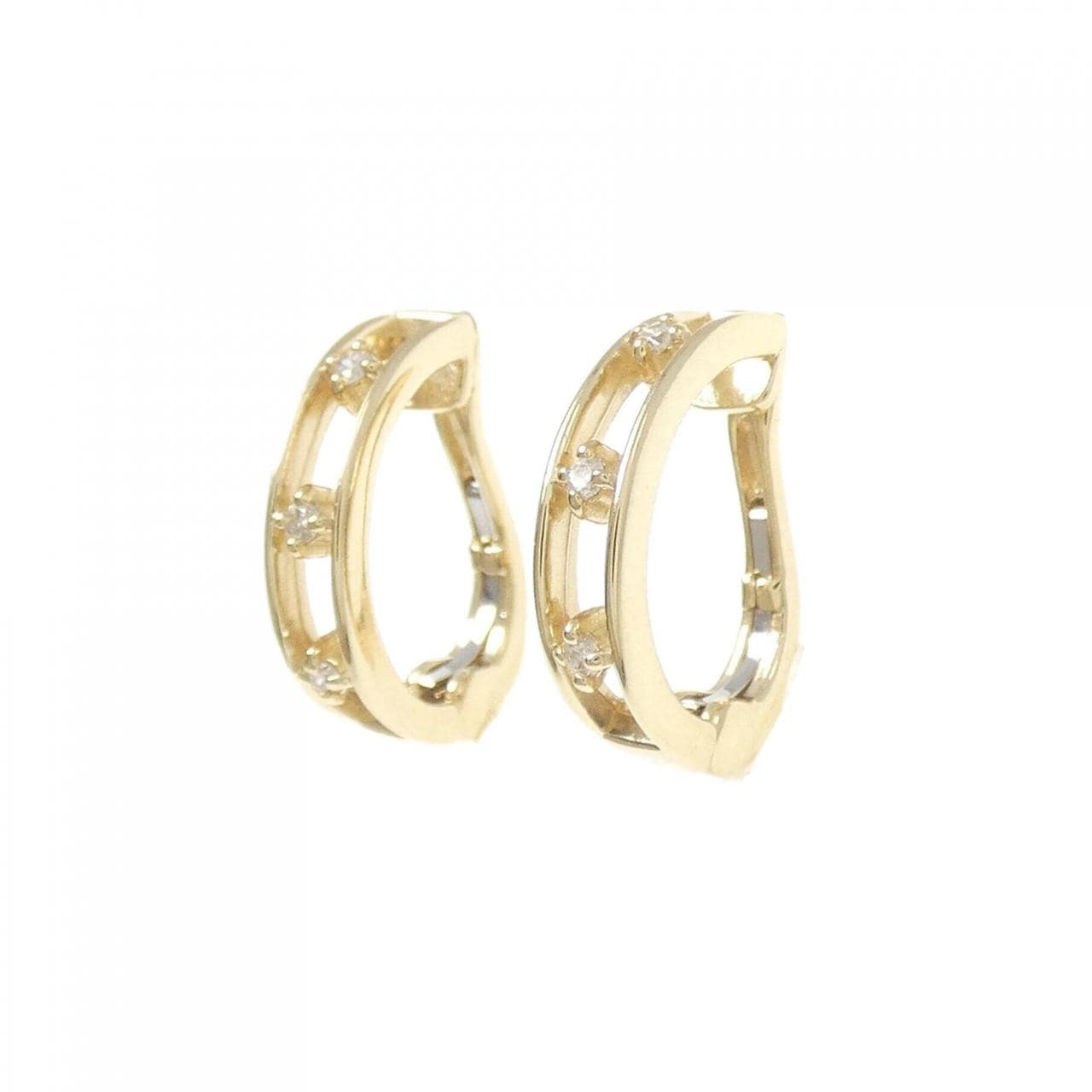 セイレーン　アズーロ ダイヤモンド イヤリング 0.04CT