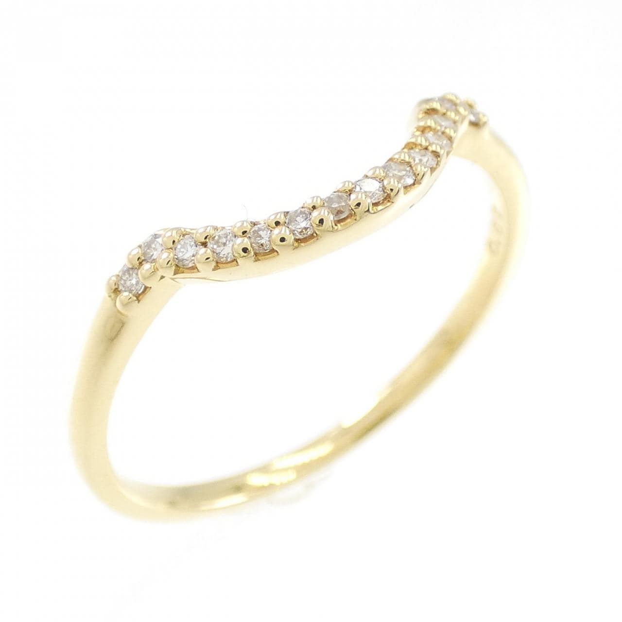 K18YG ダイヤモンド リング 0.07CT