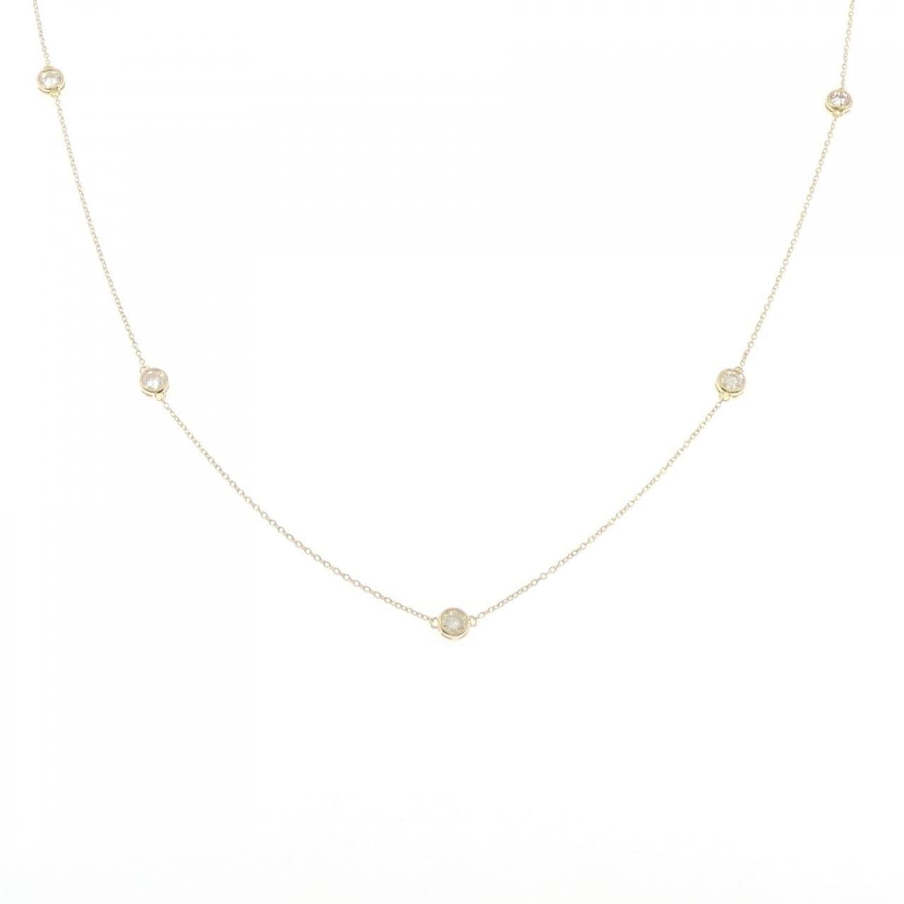 K18YG ダイヤモンド ネックレス 1.52CT