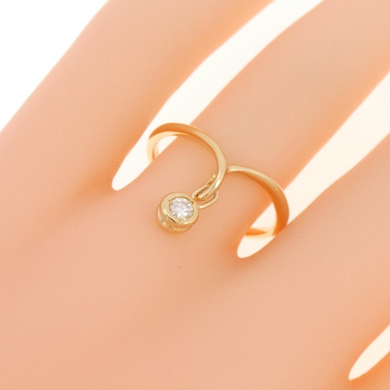K18YG ダイヤモンド リング 0.05CT