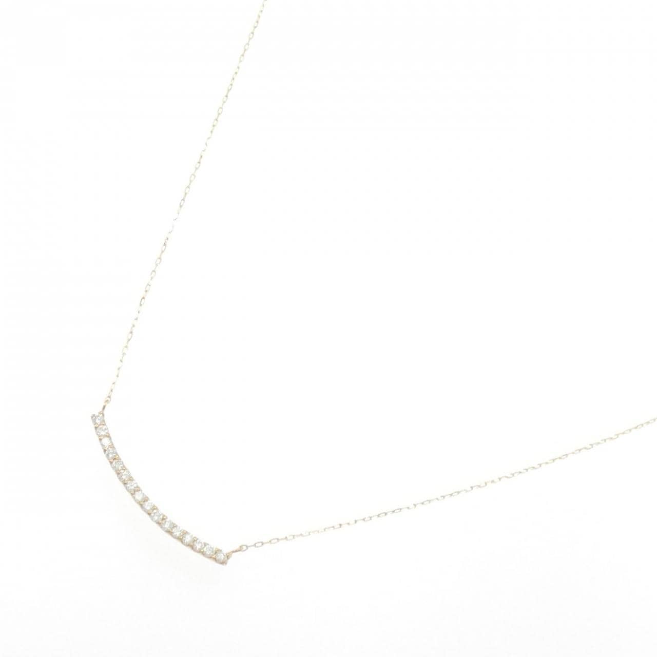【リメイク】K18YG ダイヤモンド ネックレス 0.20CT