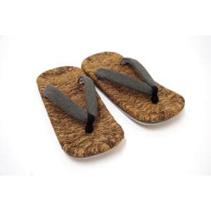 【新品】男物　雪駄　畳表　Ｍサイズ