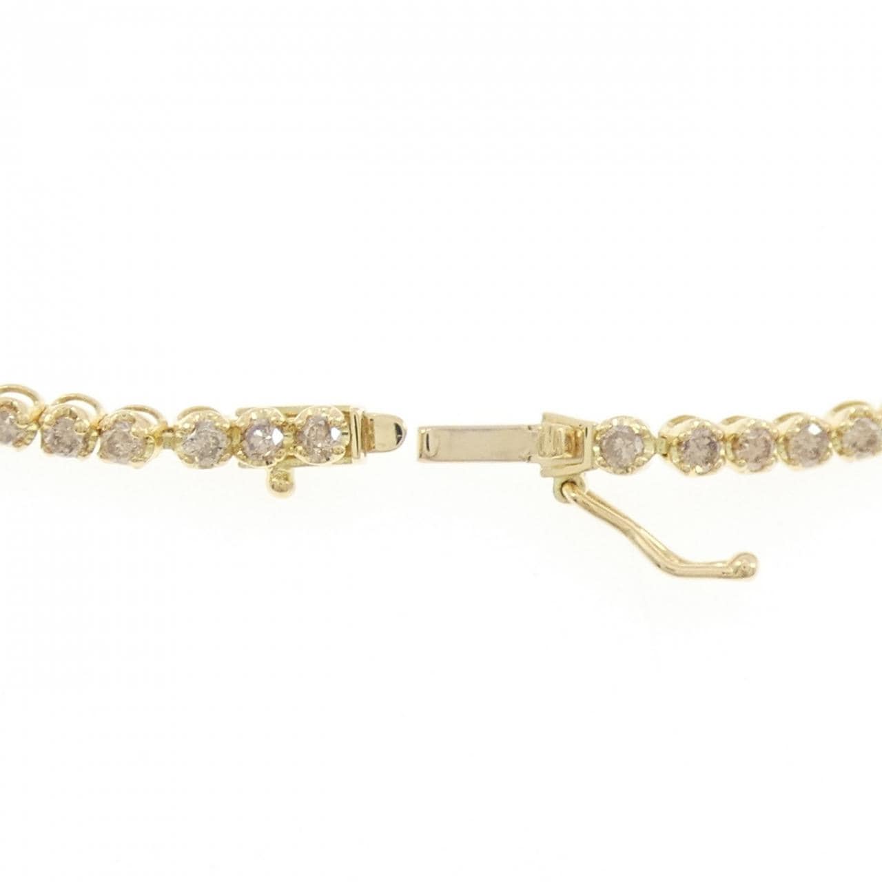 K18YG ダイヤモンド ブレスレット 1.55CT