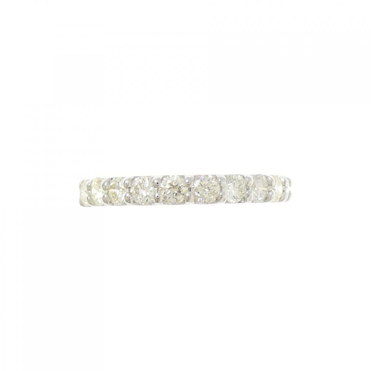PT950 ハーフエタニティ ダイヤモンド リング 1.00CT
