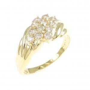 K18YG ダイヤモンド リング 0.30CT