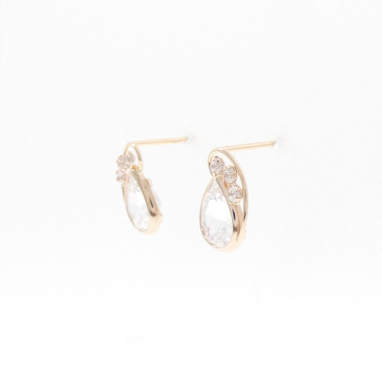 K10PG キュービック ピアス