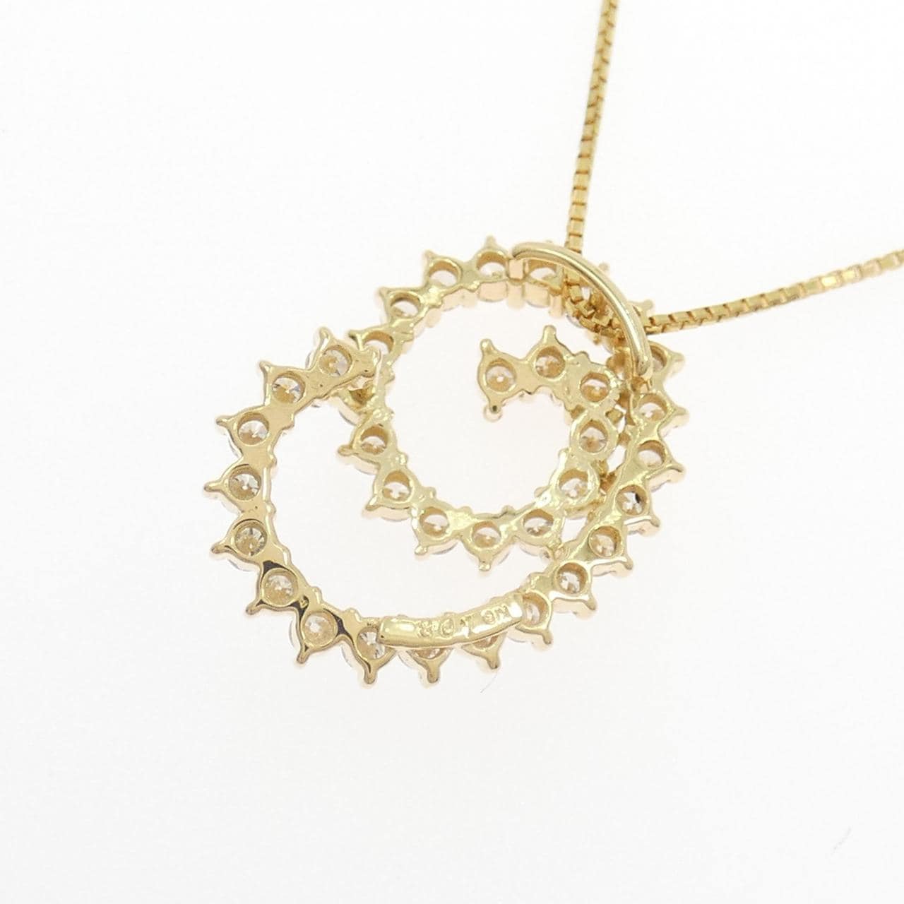 K18YG ダイヤモンド ネックレス 1.08CT