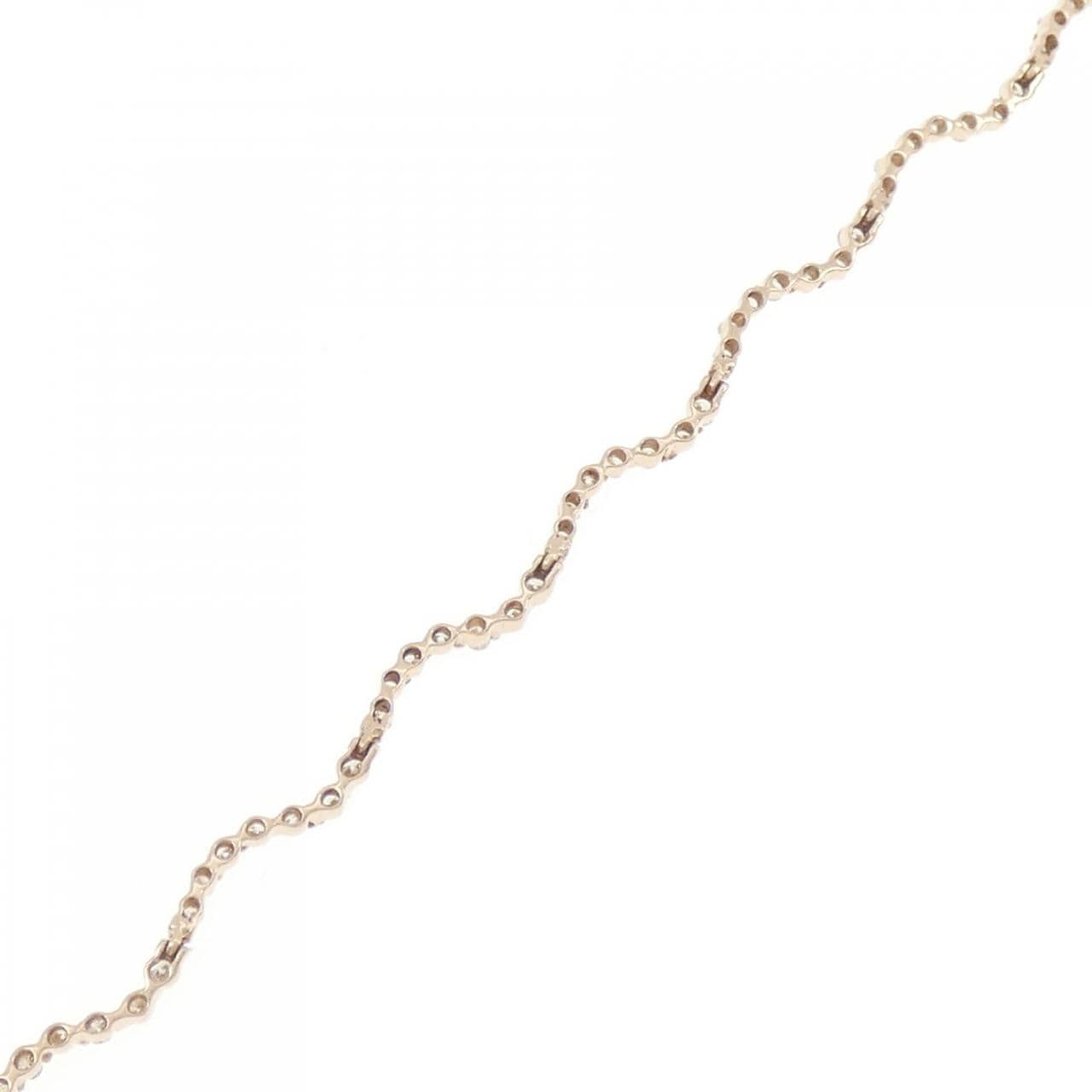 K18PG ダイヤモンド ブレスレット 1.00CT