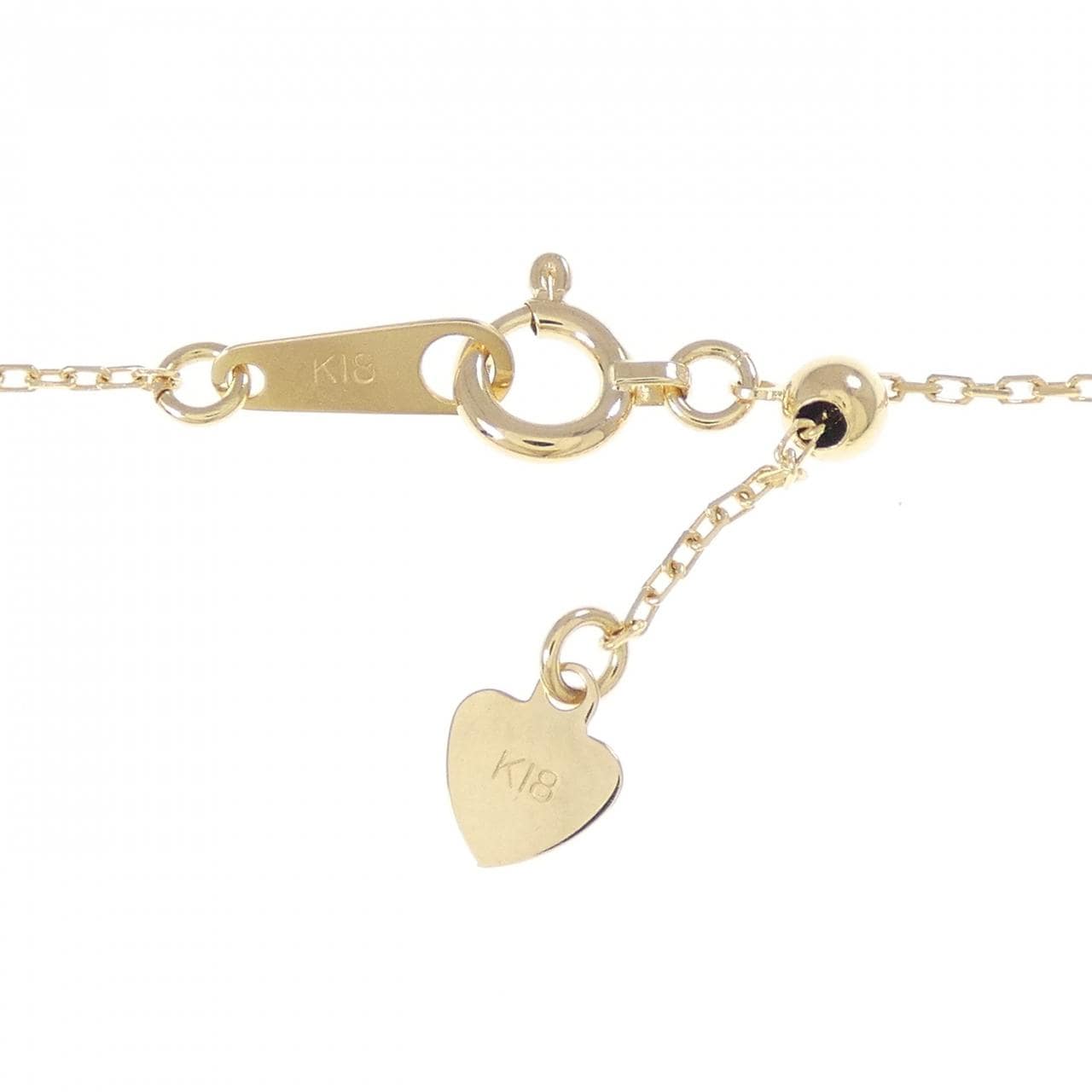 K18YG ダイヤモンド ネックレス 0.50CT