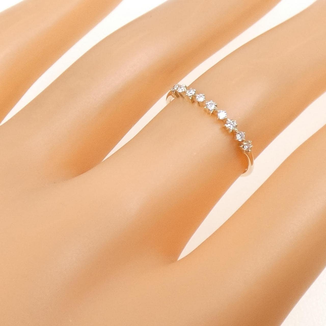 K10YG ダイヤモンド リング 0.09CT