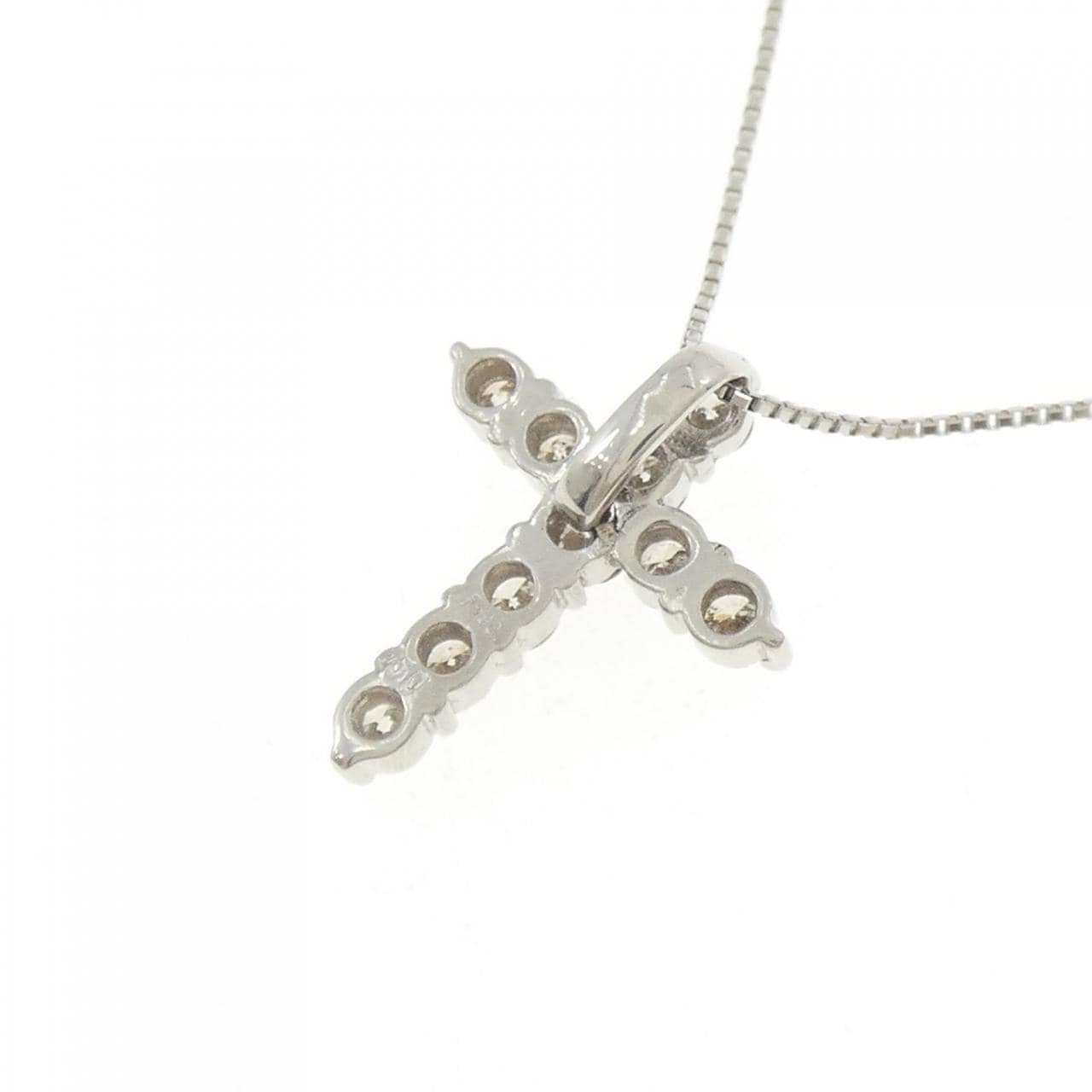 PT900/PT850 クロス ダイヤモンド ネックレス 0.50CT