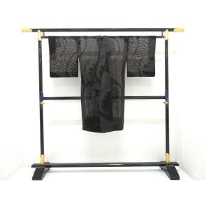 お洒落コート　単衣　紗織　セミロング　裄丈Ｓ寸