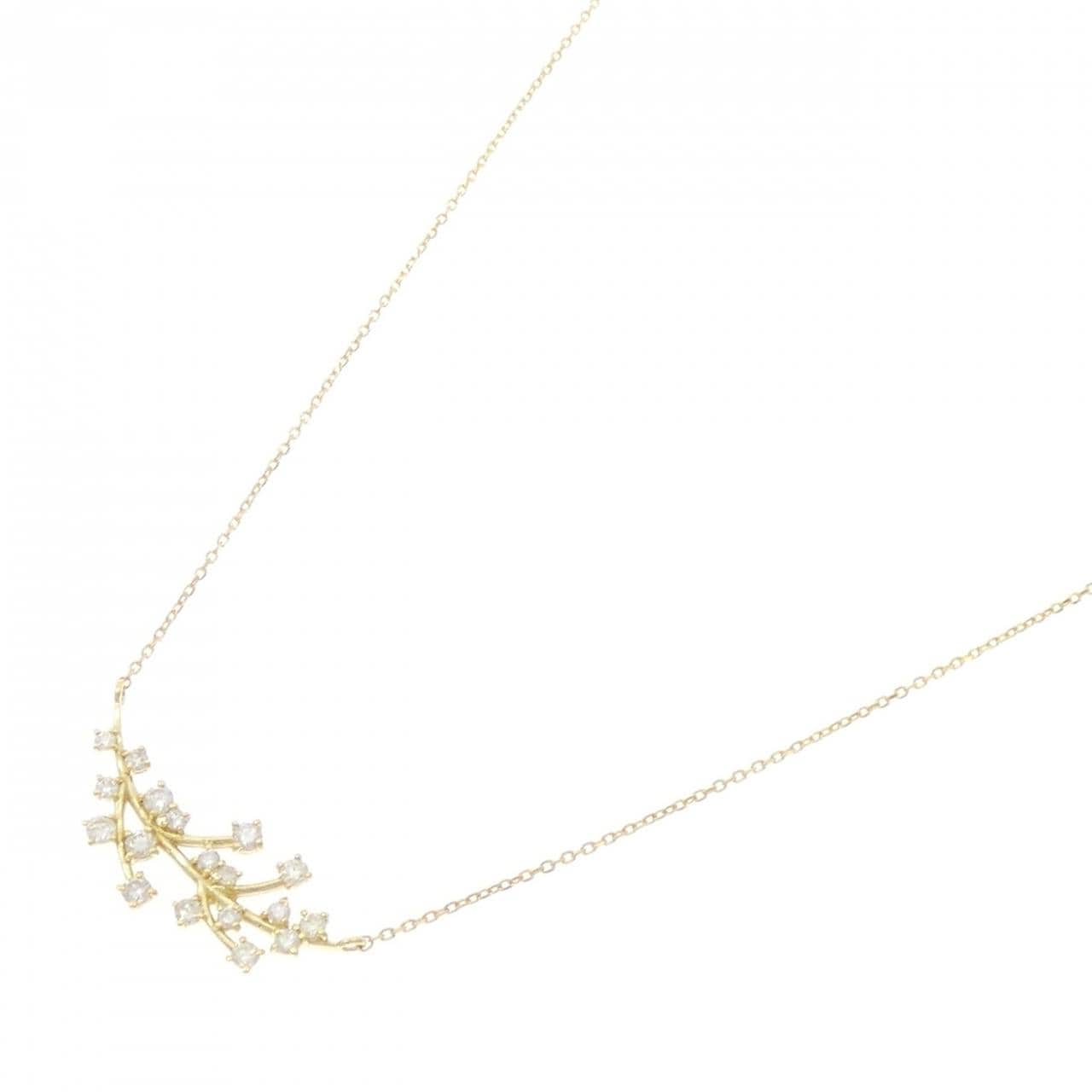K18YG ダイヤモンド ネックレス 0.30CT