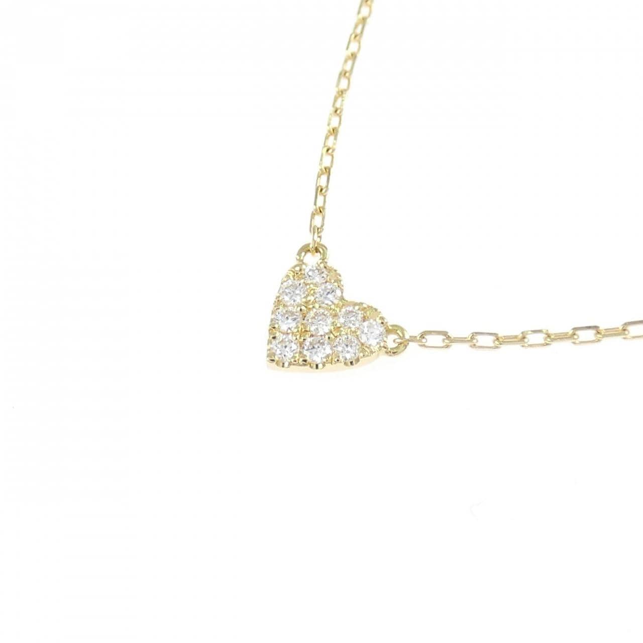 アーカー ハート ダイヤモンド ネックレス 0.05CT