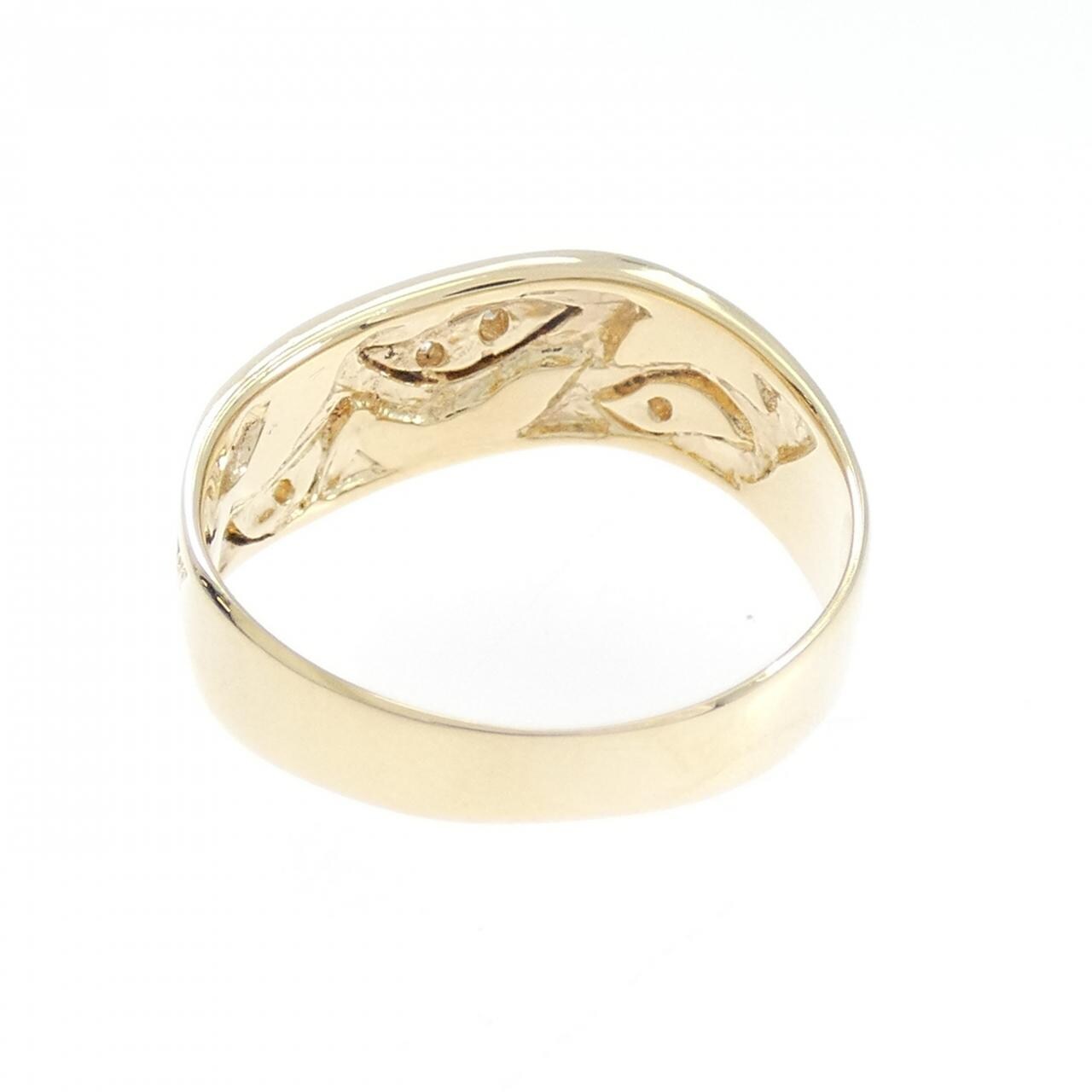 K18YG ダイヤモンド リング 0.03CT