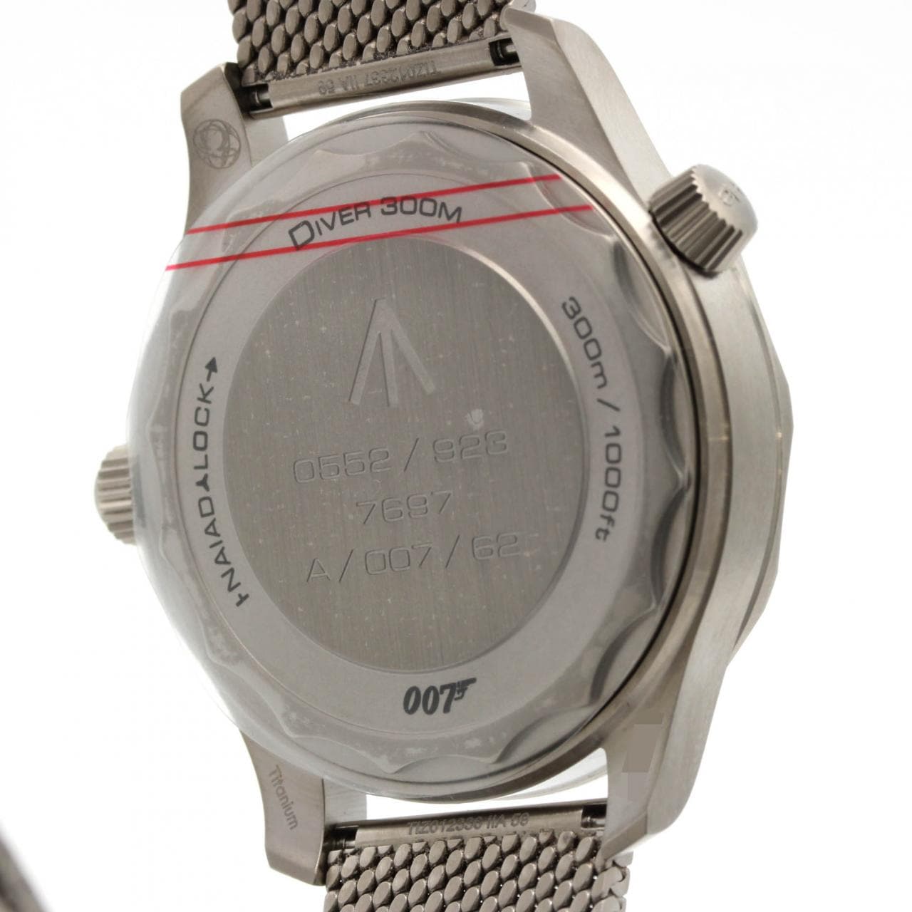 オメガ シーマスターダイバー300M･007エディション TI 210.90.42.20.01.001 TI 自動巻
