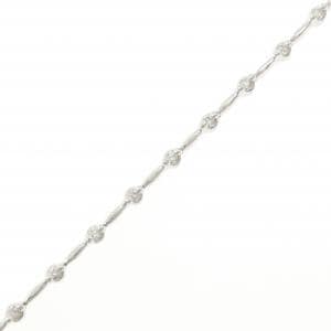 K18WG ダイヤモンド ブレスレット 0.40CT