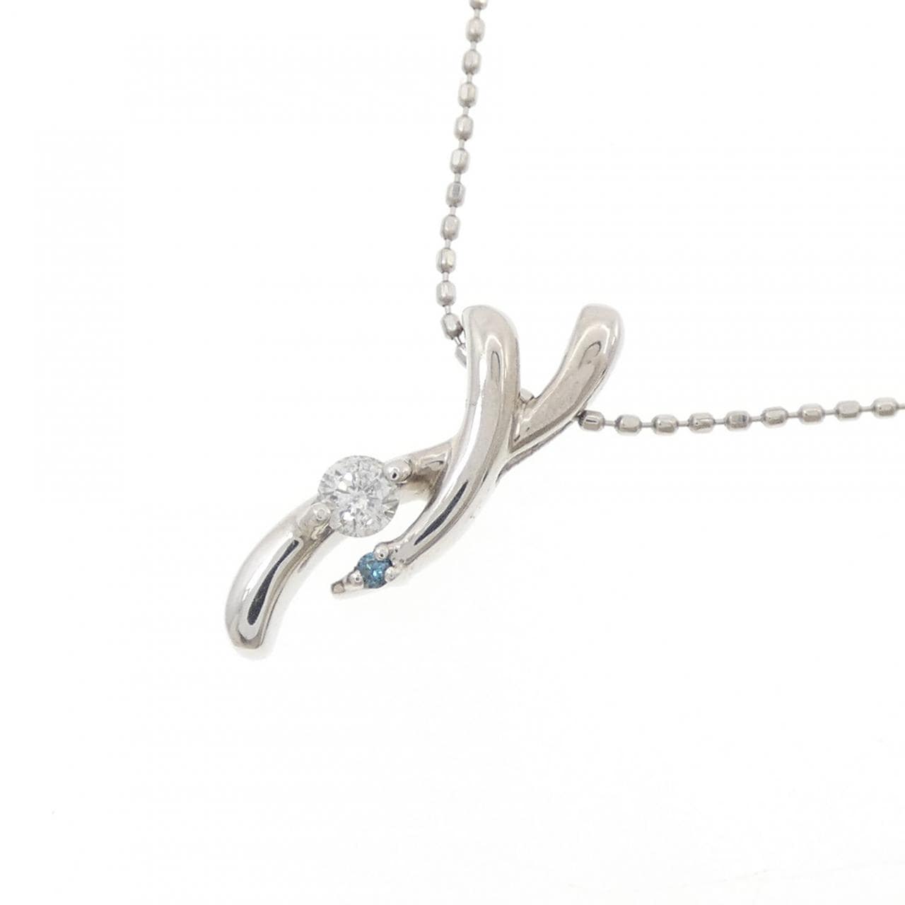 PT900/PT850 ダイヤモンド ネックレス 0.11CT