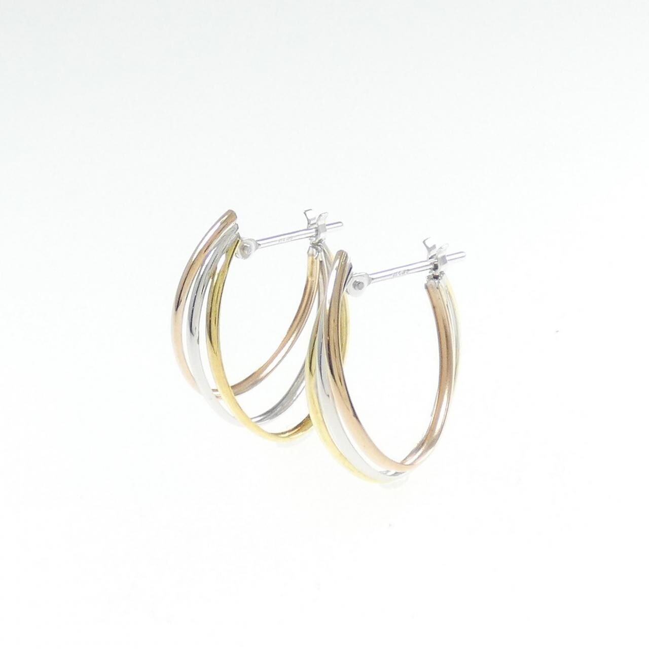 K18YG/K14WG/K18PG earrings