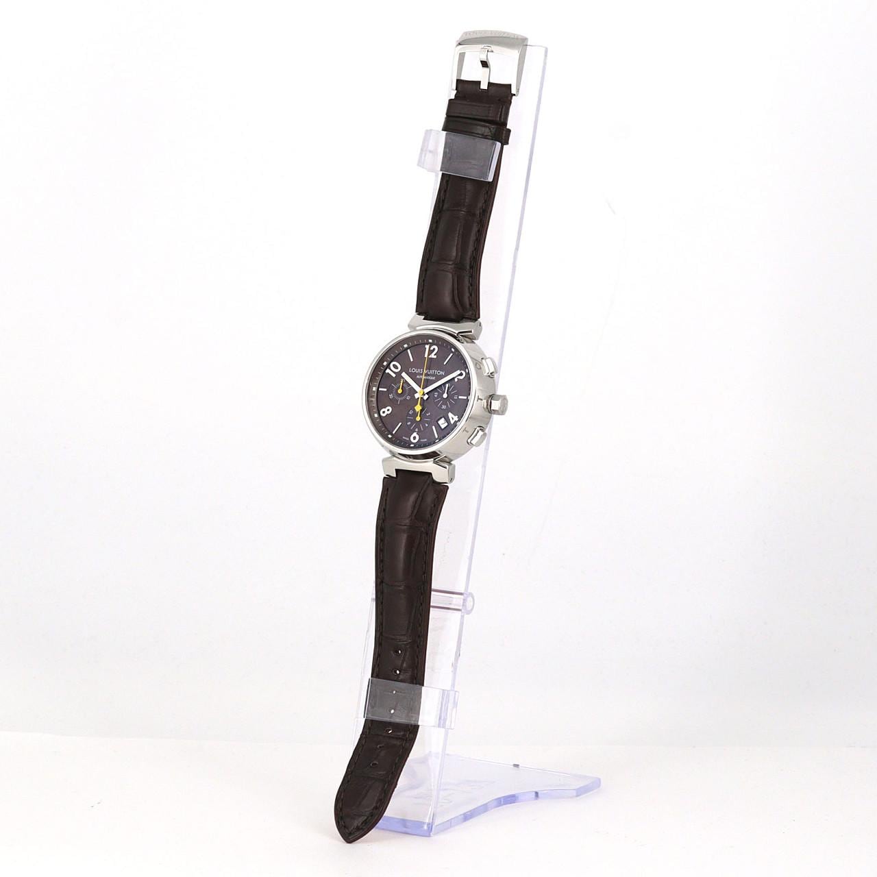 ルイヴィトン タンブールクロノ Q1121 SS 自動巻