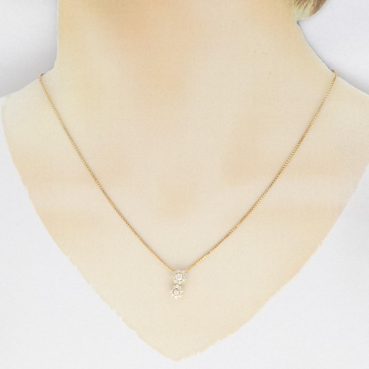 K18YG ダイヤモンド ネックレス 0.51CT