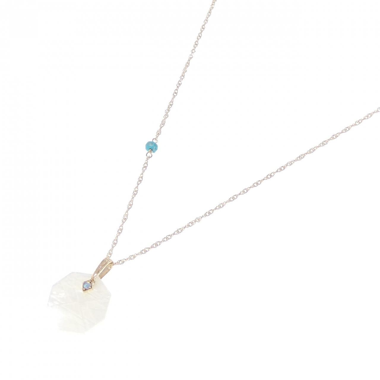 アガット マザーオブパール ネックレス