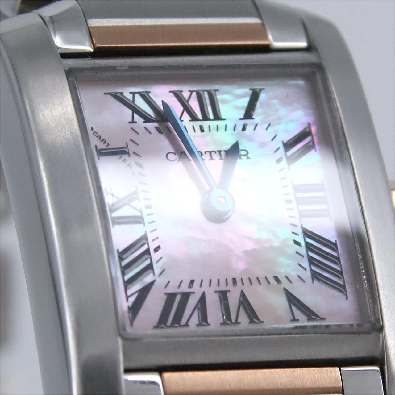 Cartier Tank Française SM PG Combi W51027Q4 SSxPG石英