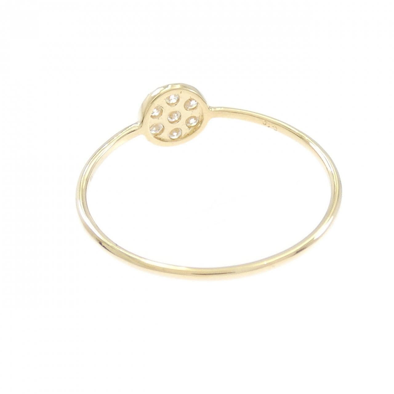 【リメイク】K18YG ダイヤモンド リング 0.10CT