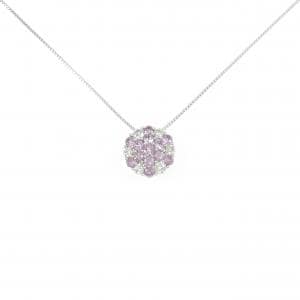 K18WG サファイヤ ネックレス