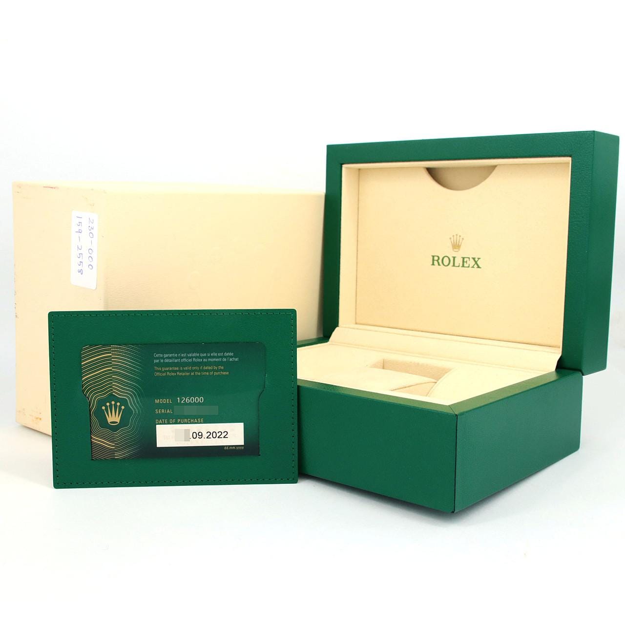 ロレックス オイスターパーペチュアル 126000 SS 自動巻 ランダム番