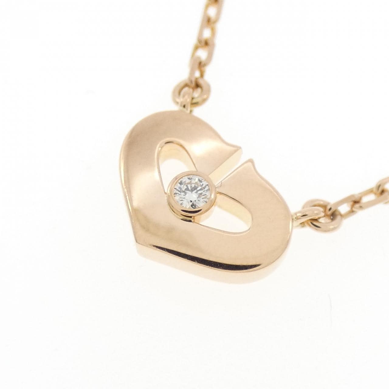 Cartier C heart small necklace
