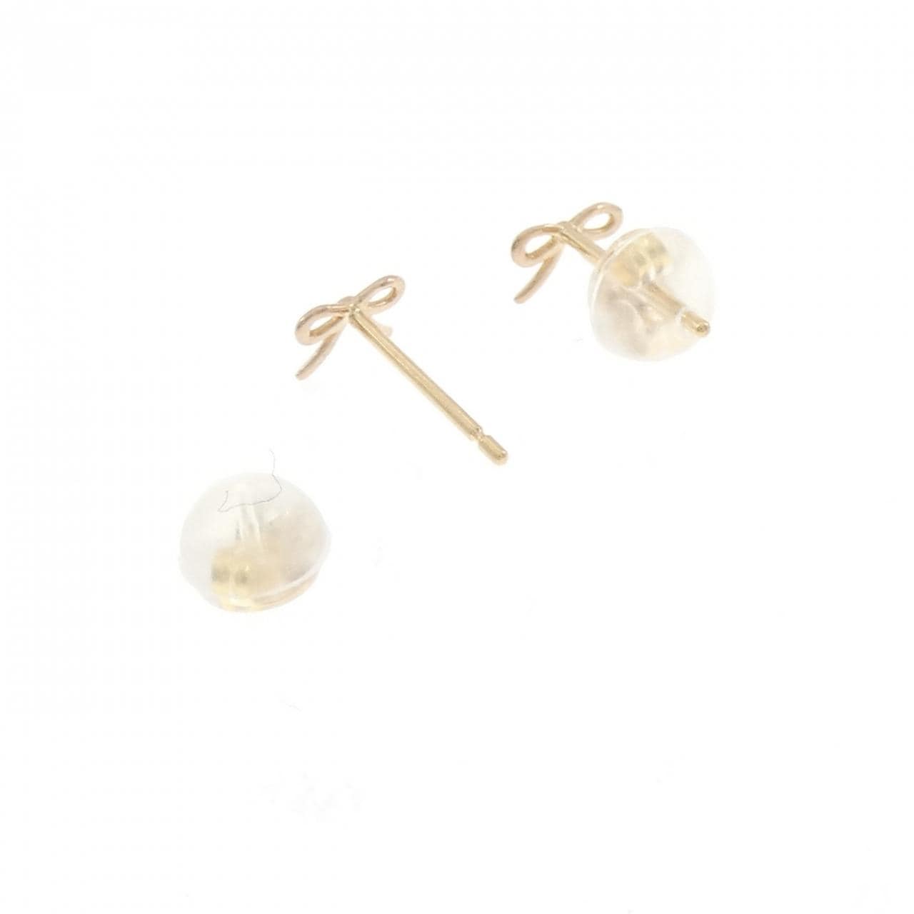 K18PG/K18YG リボン ピアス