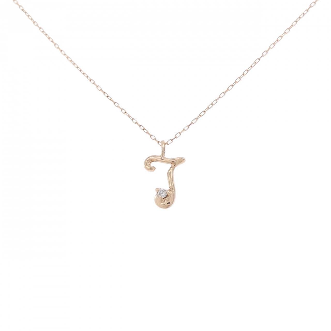 K10PG ダイヤモンド ネックレス 0.01CT