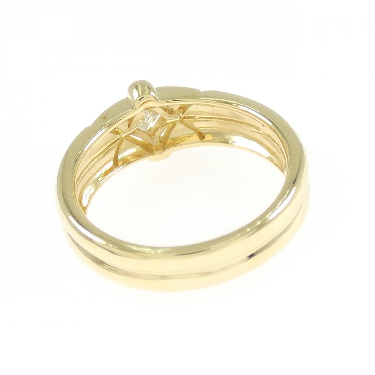 K18YG ダイヤモンド リング 0.33CT
