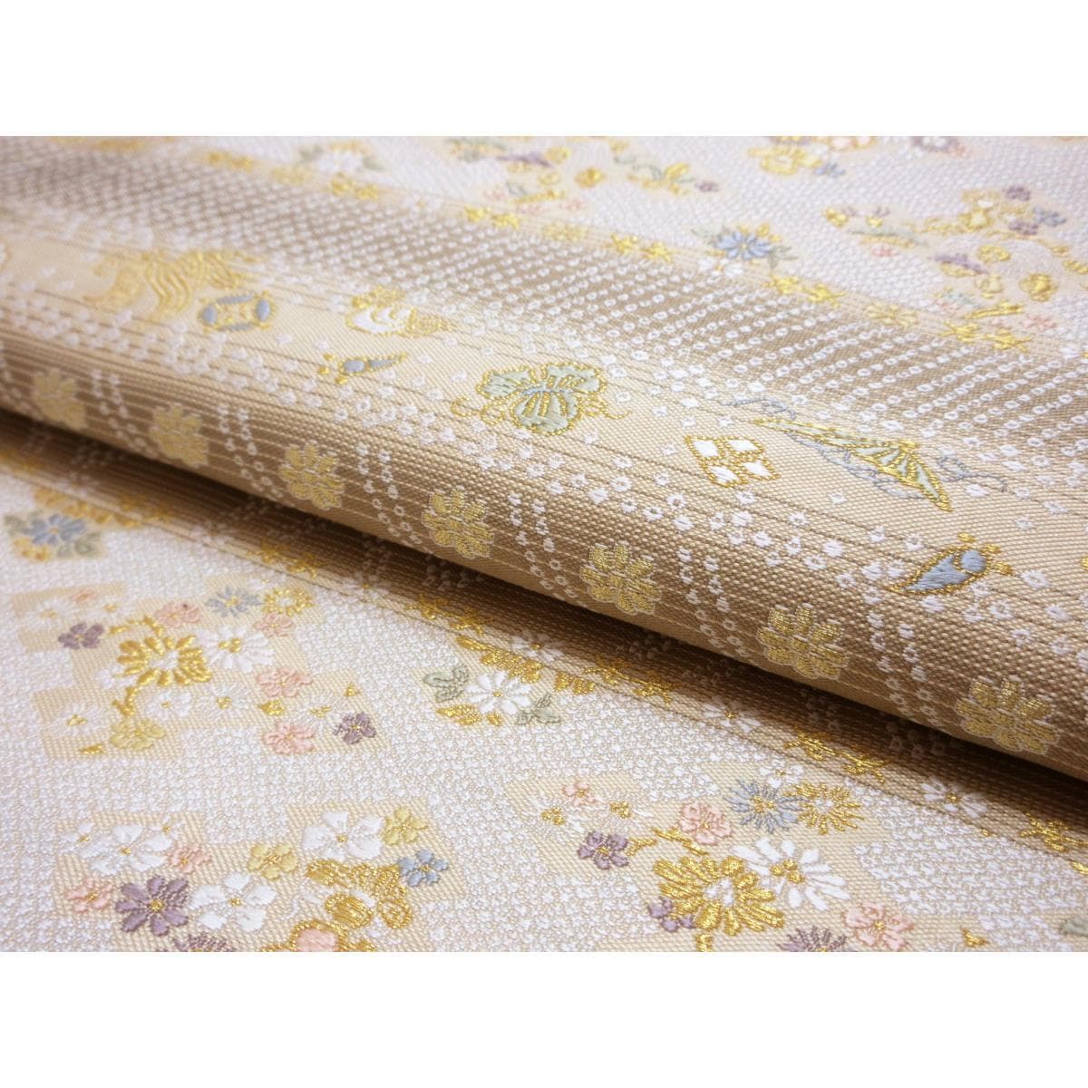 【未使用品】袋帯【橋本テル】紹巴織　芯なし仕立