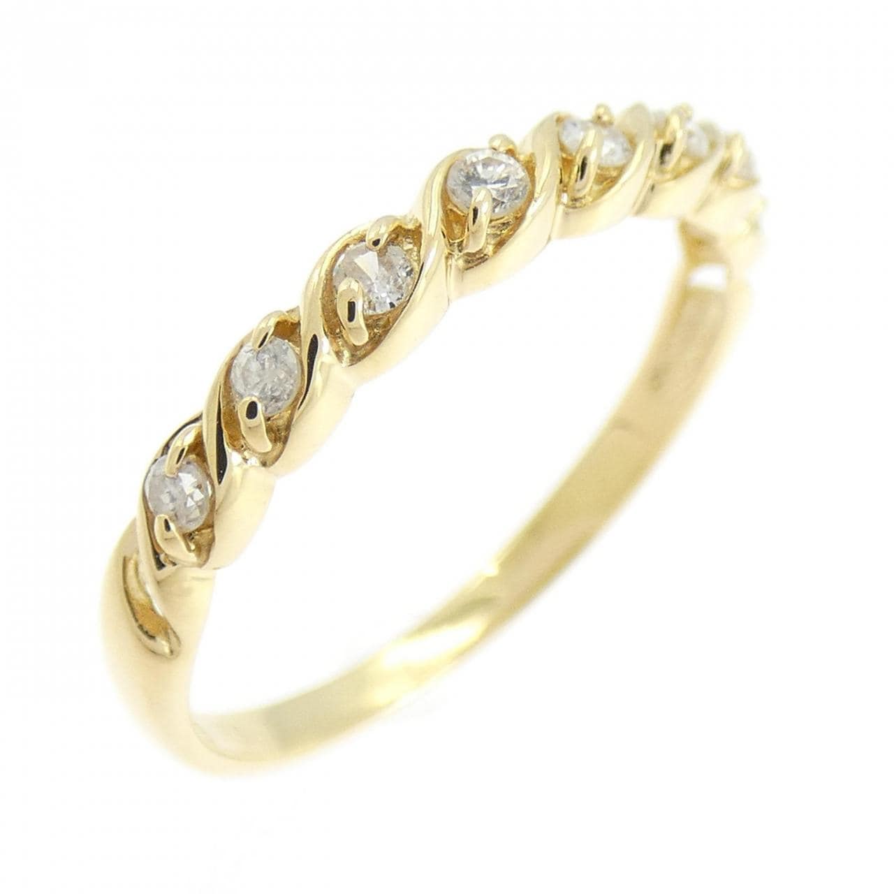 K18YG ダイヤモンド リング 0.13CT