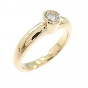 K18YG ダイヤモンド リング 0.27CT