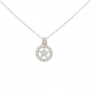 PT950/PT850 スター ダイヤモンド ネックレス 0.20CT