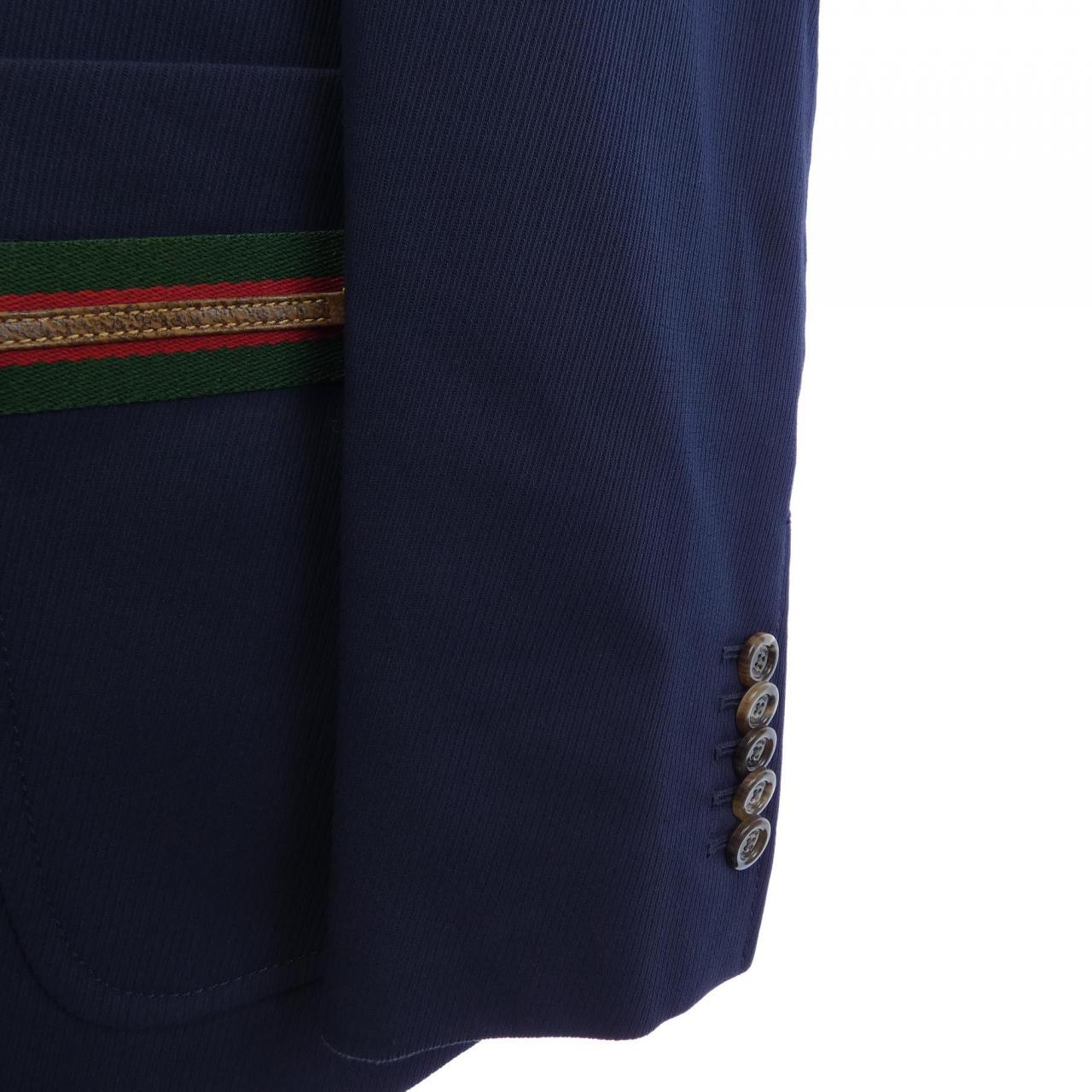 グッチ GUCCI ウェブストライプディテール付コットンフォーマルジャケット 751155 Z8BI4 ジャケット