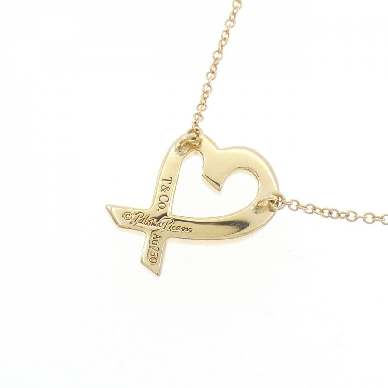 ティファニー ラビングハート スモール ネックレス