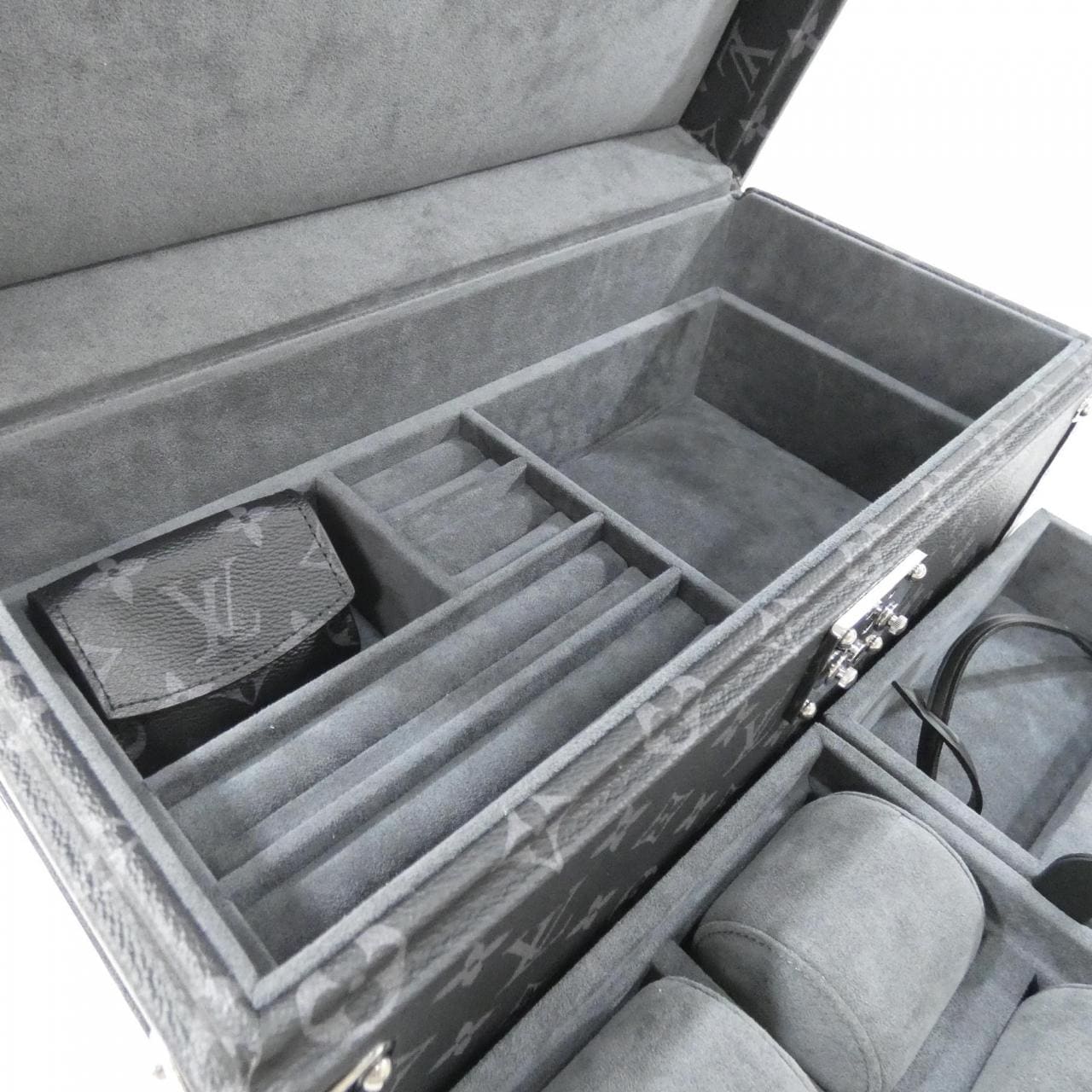 ルイヴィトン モノグラム エクリプス コフレ アクセソワール M44127 ジュエリーケース