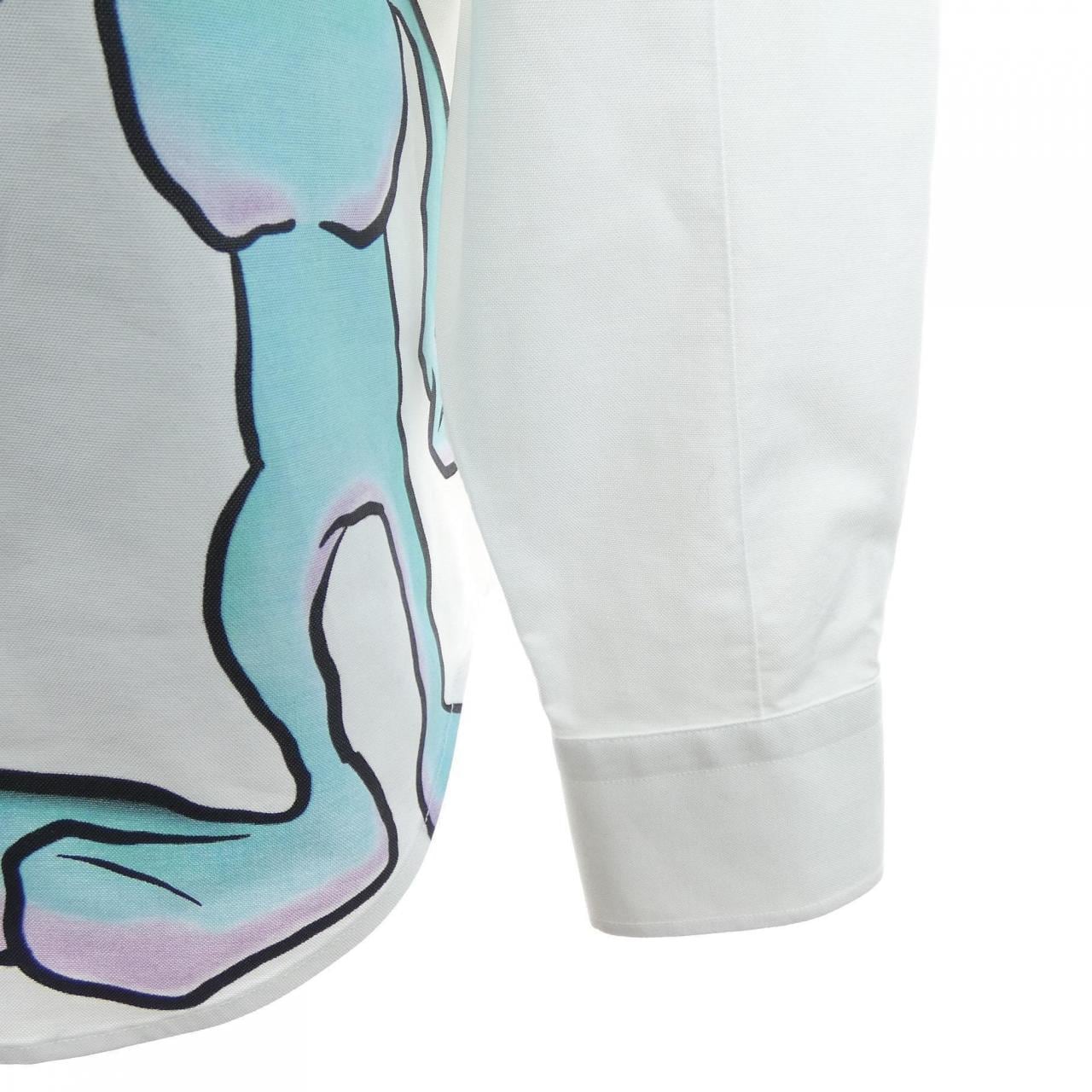 ルイヴィトン LOUIS VUITTON プリンテッドシャツアンドタイ HNS99WH78 シャツ