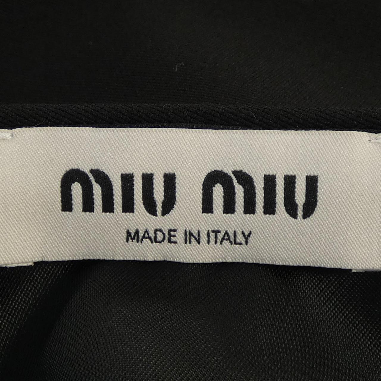 ミュウミュウ MIU MIU MIU MIU ロゴ MG2012 S232 1R1 スカート