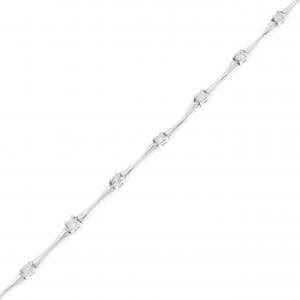 K14WG ダイヤモンド ブレスレット 0.32CT